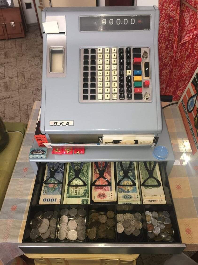 Retro pokladna